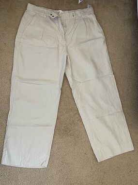 Abercrombie & Fitch High Waisted Women Wide leg linen pants